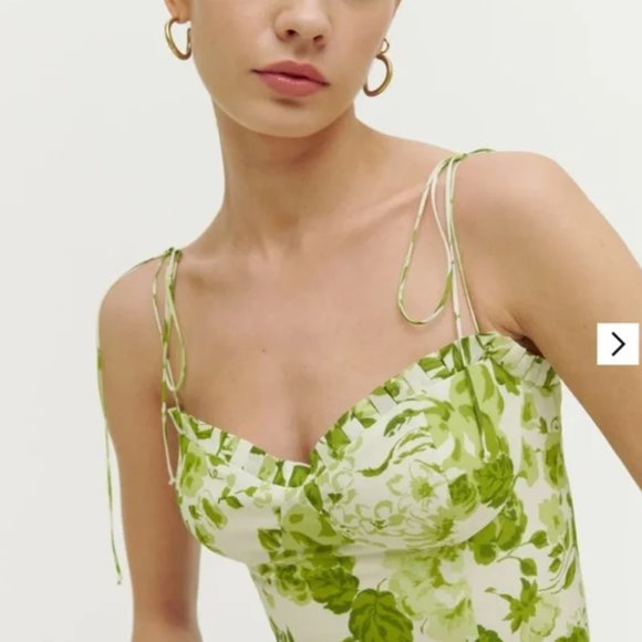 NWT Reformation Novena Top Color Rialto (Size 8) - Picture 2 of 7